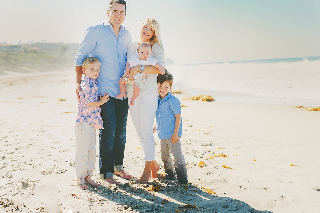 Orange County family beach session | Orange County family and kids photographer